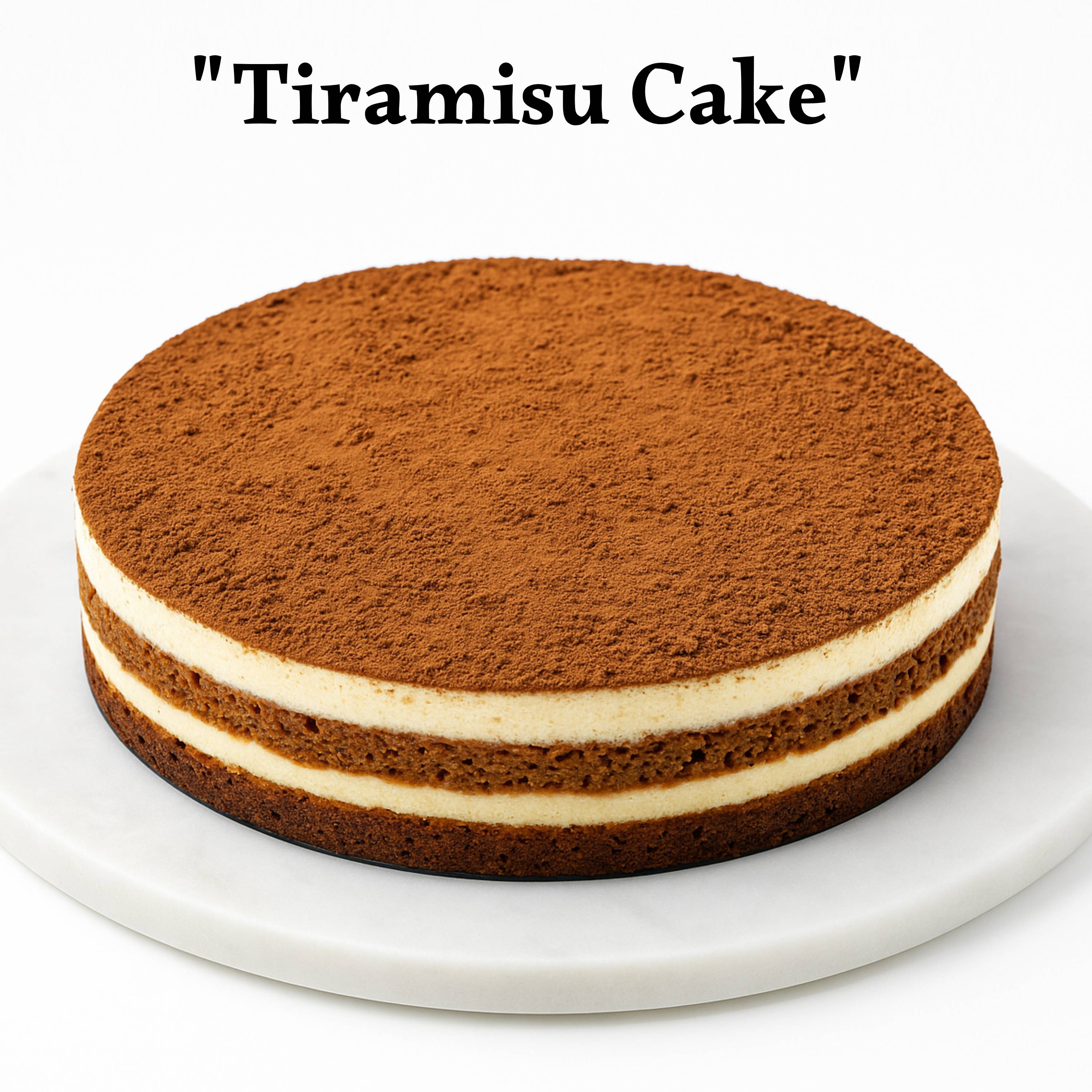 Andy Anand Sugar Free Tiramisu Mousse Cake Decadent Delight! Chiffon Velvety (2.2 lbs), Baked Fresh Daily, Fresh & Natural Ingredients, No Preservatives, Amazingly Delicious & Light!