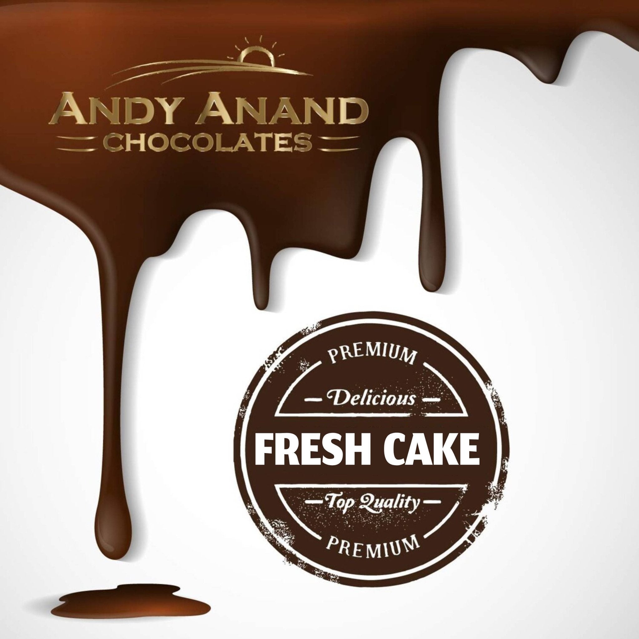 Andy Anand Sugar Free Tiramisu Mousse Cake Decadent Delight! Chiffon Velvety (2.2 lbs), Baked Fresh Daily, Fresh & Natural Ingredients, No Preservatives, Amazingly Delicious & Light!